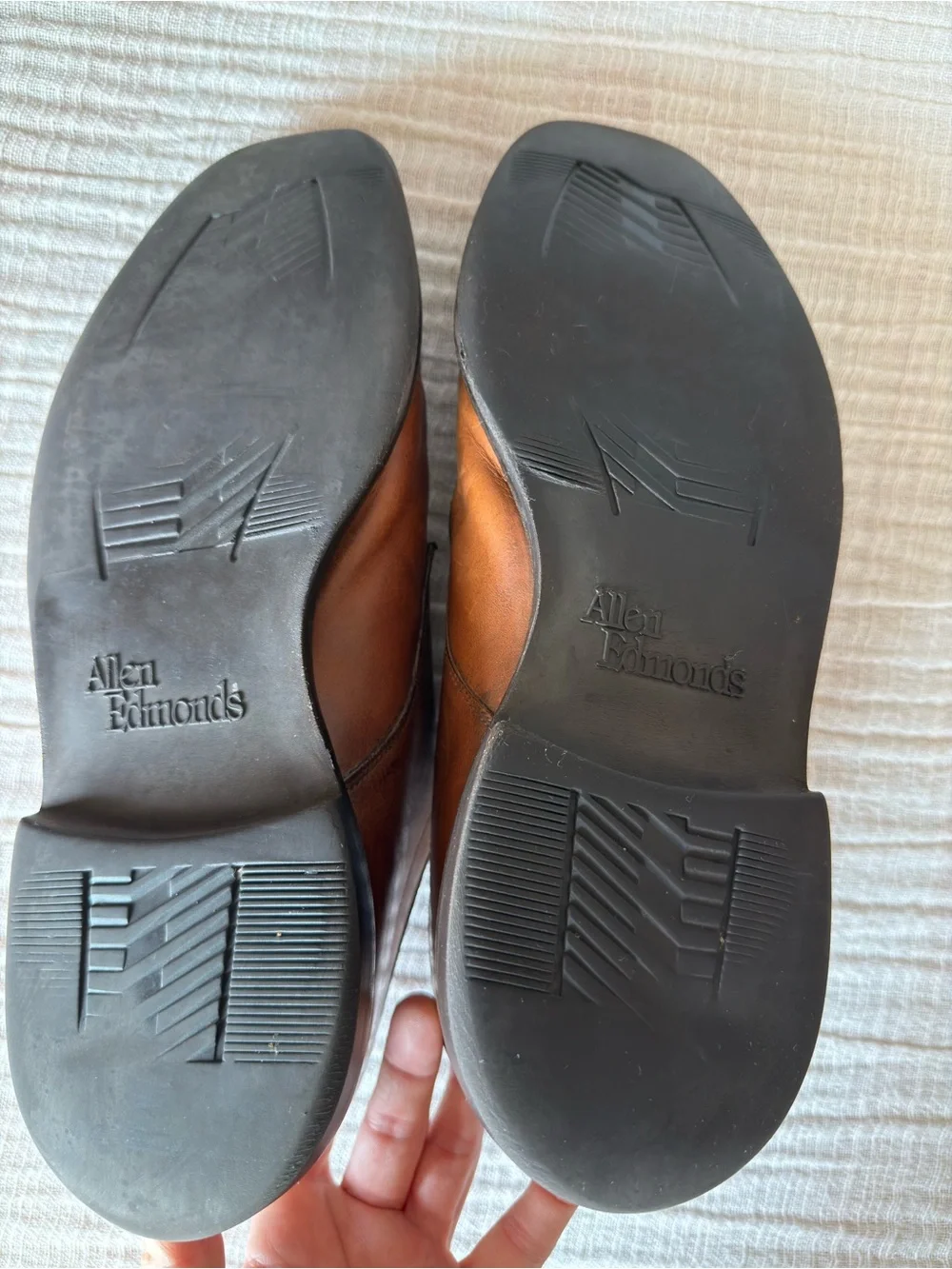 👞💼 Allen Edmonds Brown Leather Derby Shoes | Men's Size 10.5 D 🌟